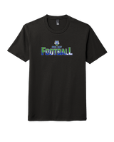 808 PRO Day Football Splatter - Tri-Blend Shirt