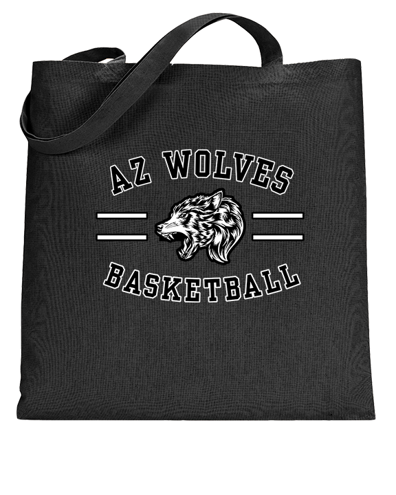 AZ Wolves Basketball Curve - Tote