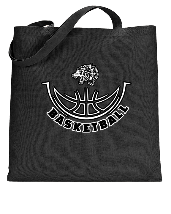 AZ Wolves Basketball Outline - Tote
