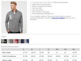 Apple Valley HS Volleyball Design - Mens Adidas Quarter Zip