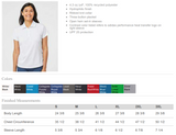 Victor Valley HS Volleyball Bold - Adidas Womens Polo