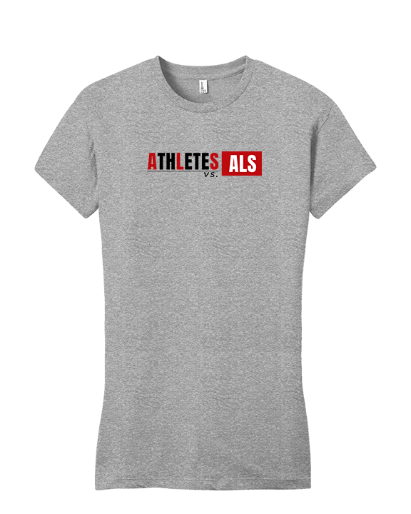 Athlete Vs ALS - Womens Select Cotton T-Shirt