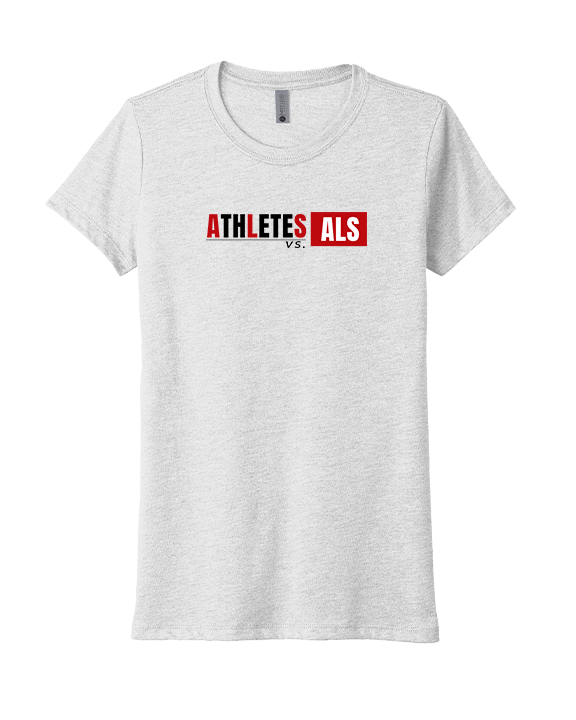 Athlete Vs ALS - Womens Tri-Blend T-Shirt