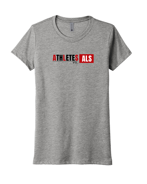 Athlete Vs ALS - Womens Tri-Blend T-Shirt