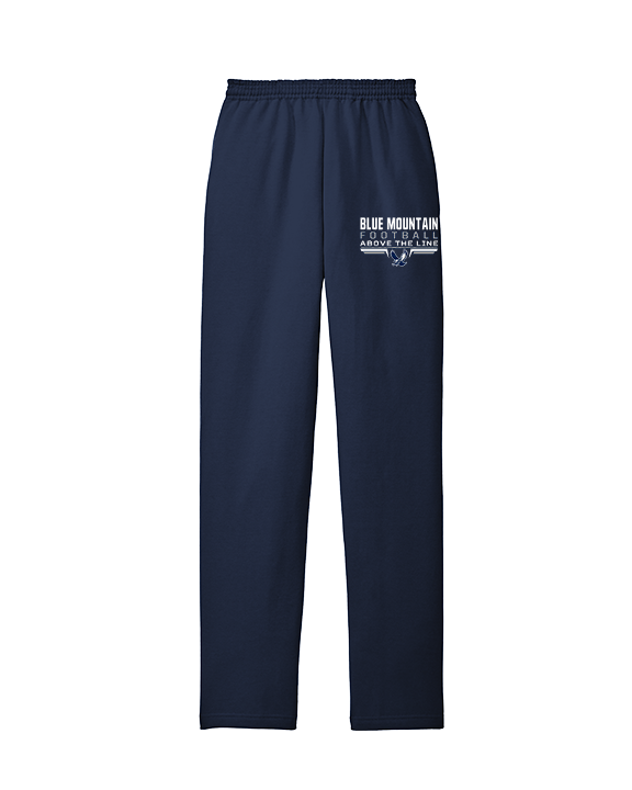 Blue Mountain HS Football Logo 01 - Fleece Sweatpants with Pockets