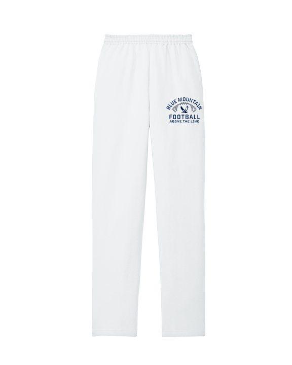 Blue Mountain HS Football Logo 02 - Fleece Sweatpants with Pockets