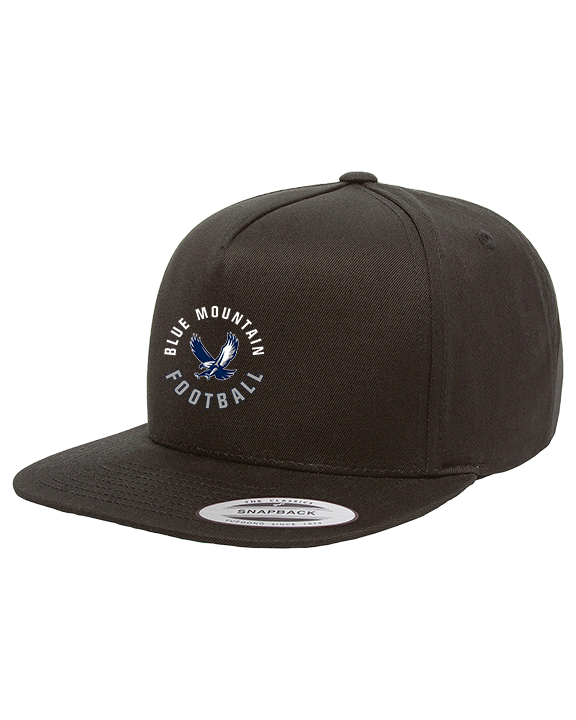 Blue Mountain HS Football Logo 05 - Twill Snapback Cap