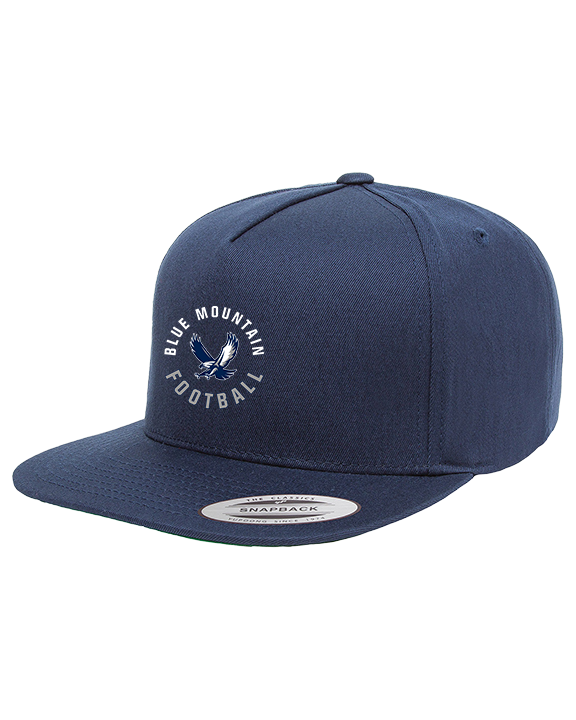 Blue Mountain HS Football Logo 05 - Twill Snapback Cap