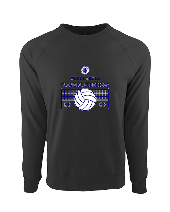 Catalina Foothills HS Volleyball VBall Net - Crewneck Sweatshirt