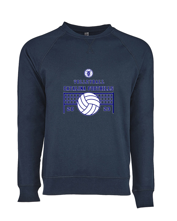 Catalina Foothills HS Volleyball VBall Net - Crewneck Sweatshirt