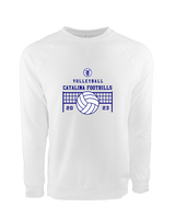 Catalina Foothills HS Volleyball VBall Net - Crewneck Sweatshirt