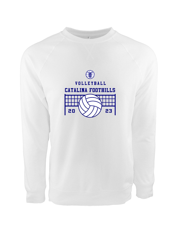 Catalina Foothills HS Volleyball VBall Net - Crewneck Sweatshirt