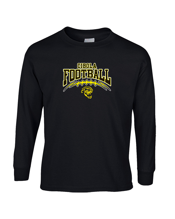 Cibola HS Football School Football - Cotton Longsleeve