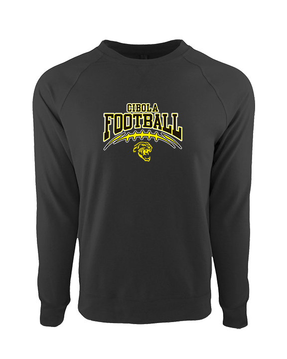 Cibola HS Football School Football - Crewneck Sweatshirt