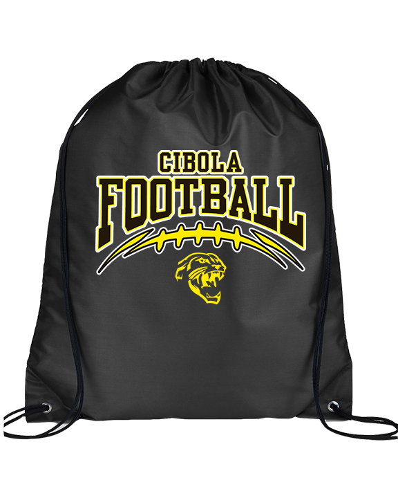 Cibola HS Football School Football - Drawstring Bag