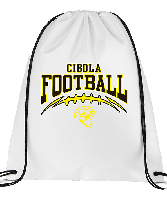 Cibola HS Football School Football - Drawstring Bag