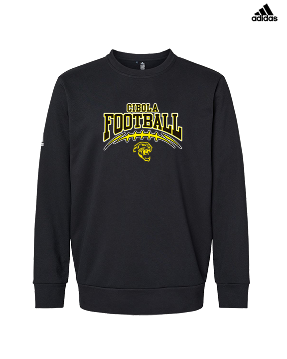 Cibola HS Football School Football - Mens Adidas Crewneck