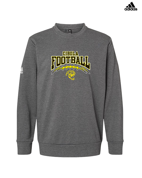 Cibola HS Football School Football - Mens Adidas Crewneck