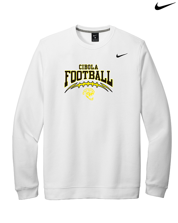 Cibola HS Football School Football - Mens Nike Crewneck