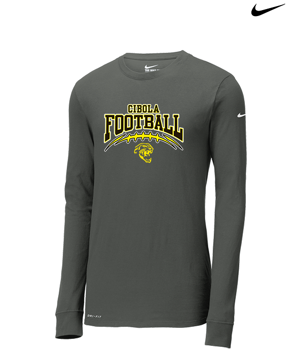 Cibola HS Football School Football - Mens Nike Longsleeve