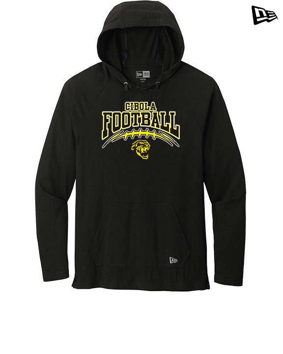 Cibola HS Football School Football - New Era Tri-Blend Hoodie