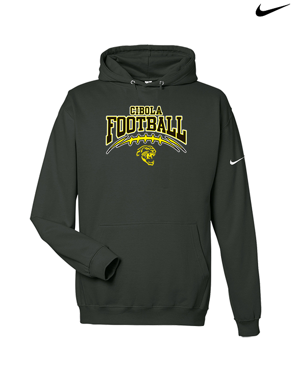 Cibola HS Football School Football - Nike Club Fleece Hoodie