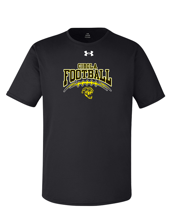 Cibola HS Football School Football - Under Armour Mens Team Tech T-Shirt