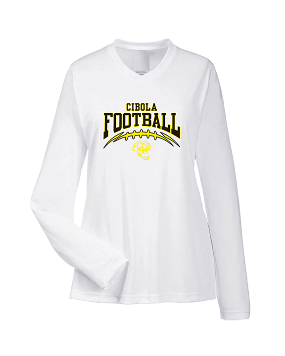 Cibola HS Football School Football - Womens Performance Longsleeve