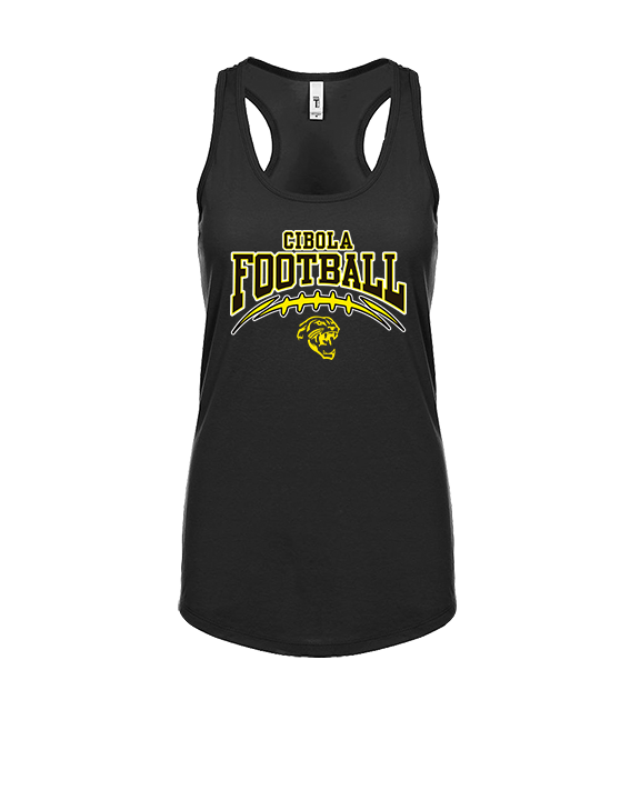 Cibola HS Football School Football - Womens Tank Top