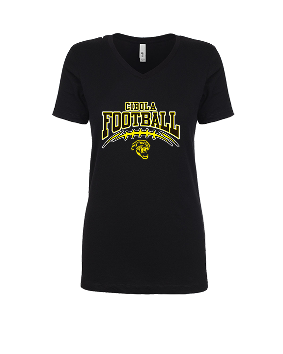 Cibola HS Football School Football - Womens Vneck