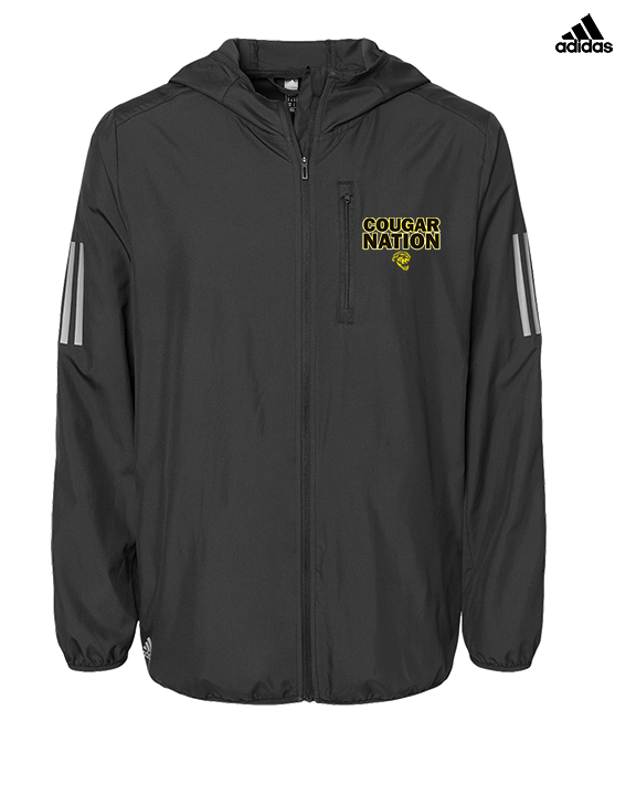 Cibola HS Football Nation - Mens Adidas Full Zip Jacket