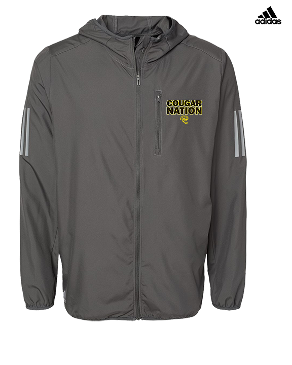 Cibola HS Football Nation - Mens Adidas Full Zip Jacket