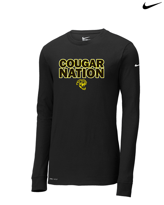 Cibola HS Football Nation - Mens Nike Longsleeve