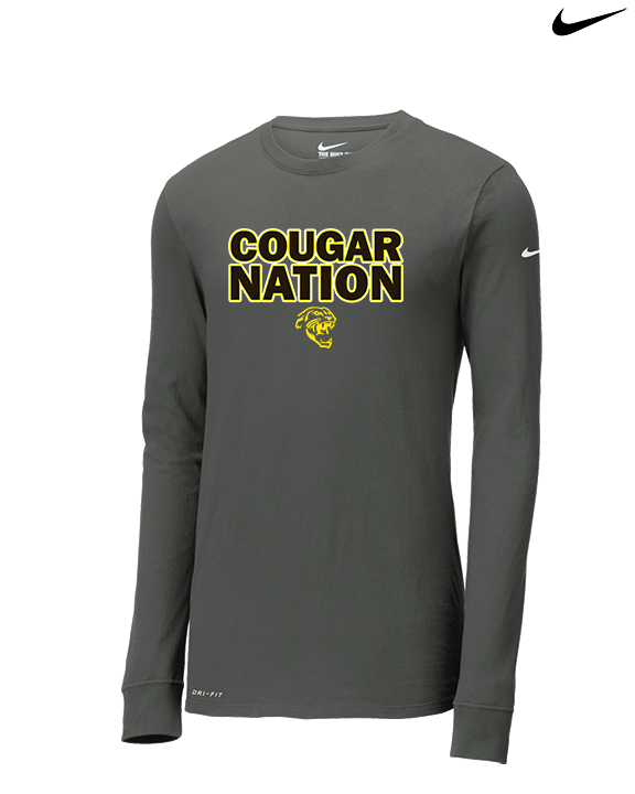 Cibola HS Football Nation - Mens Nike Longsleeve