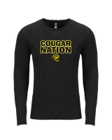 Cibola HS Football Nation - Tri-Blend Long Sleeve