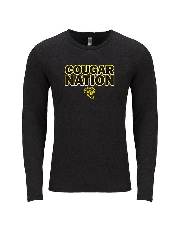 Cibola HS Football Nation - Tri-Blend Long Sleeve