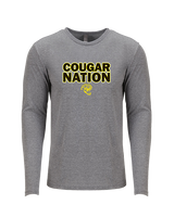 Cibola HS Football Nation - Tri-Blend Long Sleeve