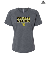 Cibola HS Football Nation - Womens Adidas Performance Shirt