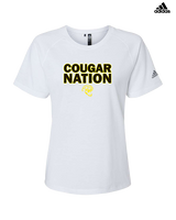 Cibola HS Football Nation - Womens Adidas Performance Shirt