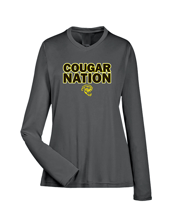 Cibola HS Football Nation - Womens Performance Longsleeve