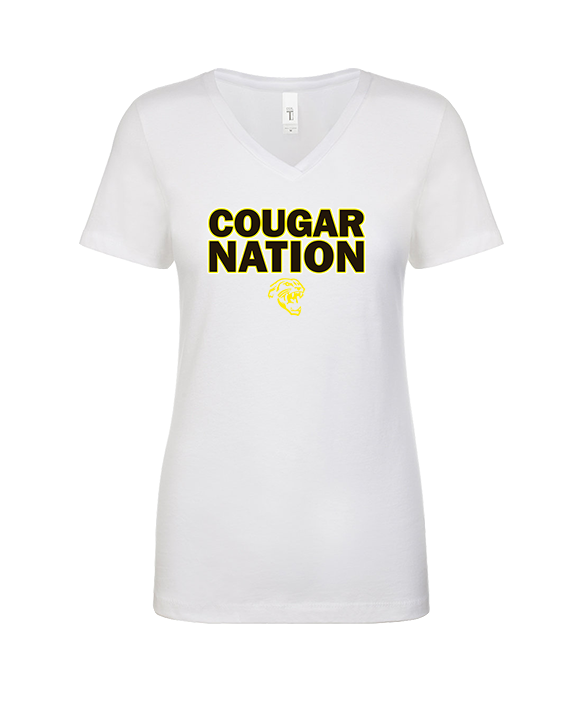 Cibola HS Football Nation - Womens Vneck