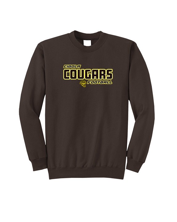 Cibola HS Football Bold - Crewneck Sweatshirt