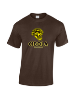 Cibola HS Football Stacked - Cotton T-Shirt