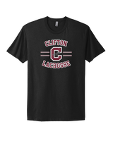 Clifton HS Lacrosse Curve - Mens Select Cotton T-Shirt