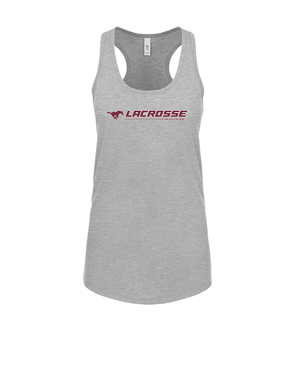Clifton HS Lacrosse Lines - Womens Tank Top