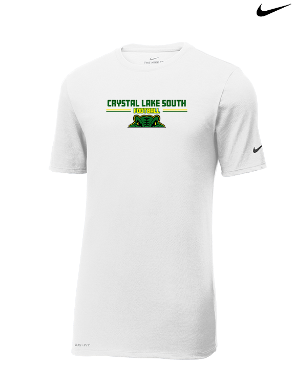 Crystal Lake South HS Football Keen - Mens Nike Cotton Poly Tee