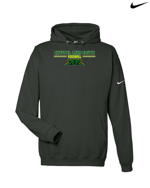 Crystal Lake South HS Football Keen - Nike Club Fleece Hoodie