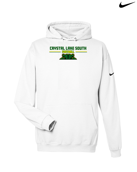 Crystal Lake South HS Football Keen - Nike Club Fleece Hoodie