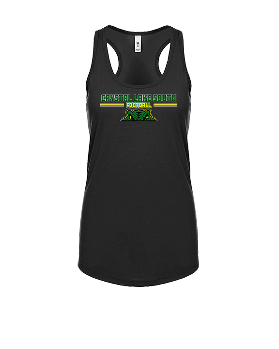 Crystal Lake South HS Football Keen - Womens Tank Top