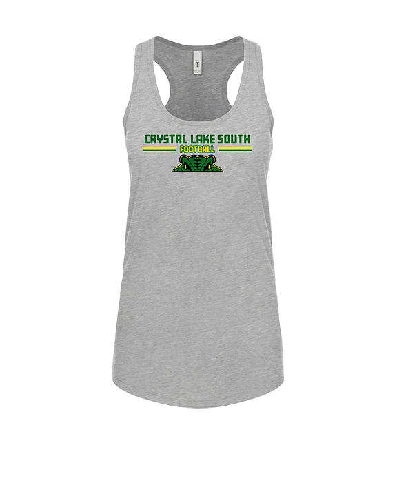 Crystal Lake South HS Football Keen - Womens Tank Top